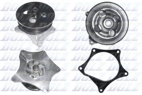 OPEL Помпа воды ASTRA K 1.0/1.4 15-, INSIGNIA B 1.5 17-, MOKKA 1.4 16- DOLZ O277
