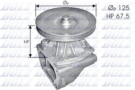 Насос водяний DOLZ S124