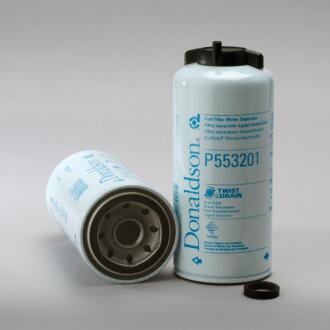 Фільтр паливний / FUEL SPIN-ON TWIST&DRAIN, С КЛАПАНОМ, НО БЕЗ ДАТЧИКА DONALDSON P553201