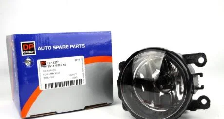 Противотуманка, F.-Tr. Connect, 2005> / V-347 - V-348 - V-362 - V-363, 2006> / Renault Kangoo, 2008> DP Group BP 1277