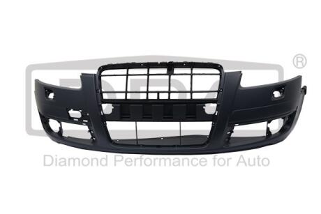 Бампер передний с омывателем и без помощи при парковке (грунт) Audi A6 (04-11) DPA 88071825502