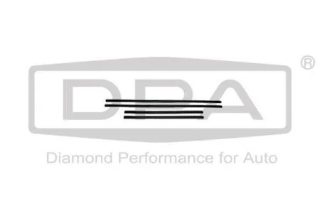 Комплект молдингів дверей 6Y0853515+6Y0853516+6Y0853753+6Y0853754 DPA 88530006602