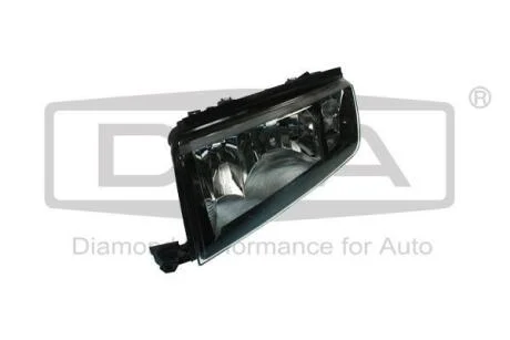 Фара з мотором і лампочкою, чорна рамка DPA 89410198202