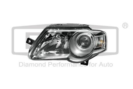 Фара ліва галогенова з лінзою, моторчиком та лампою VW Passat (05-11) DPA 89410402902