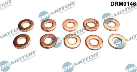 Прокладка термiчна форсунки, 10шт. 7x15x1,5mm DR.MOTOR DRM0146