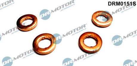 Прокладка термiчна форсунки 4шт. 7,7x12,6x2,5mm DR.MOTOR DRM0151S