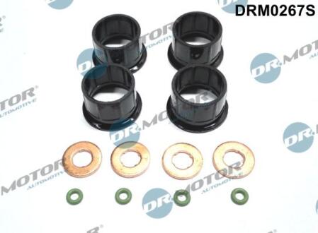К-т (4шт.) втулок+шайб под форсунки PSA DW10BTED4 DR.MOTOR DRM-0267S