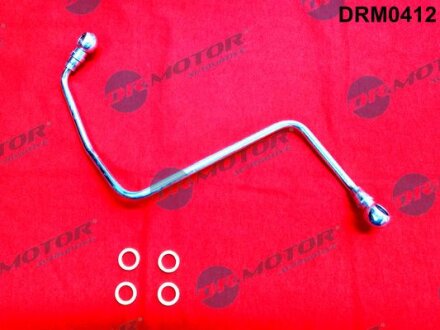Трубка турбокомпрессора ДВЗ (чорний метал) DR.MOTOR DRM0412