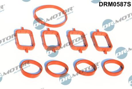 Комплект прокладок впускного колектора BMW 3 (E46), 3 (E90), 3 (E91), 3 (E92), 3 (E93), 5 (E39), 5 (E60), 5 (E61), 6 (E63), 6 (E64), 7 (E38), 7 (E65, E66, E67), X3 (E83) 2.5D/3.0D 08.98-12.13 DR.MOTOR DRM0587S