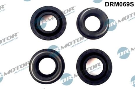 К-т (4 шт.) уплотнительных колец свечных колодцев Renault D4F DR.MOTOR DRM069S