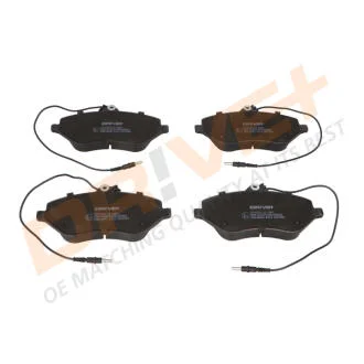 Колодки гальмівні (передні) Peugeot 407 04- (Lucas) (з датчиком) Drive+ DP1010.10.1081