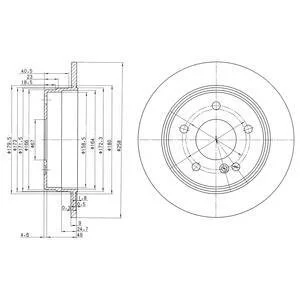 Гальмівний диск Drive+ DP1010.11.0075