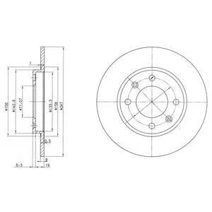 Гальмівний диск Drive+ DP1010110104