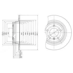 Гальмівний диск Drive+ DP1010110125