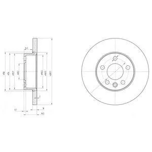 Гальмівний диск Drive+ DP1010.11.0147