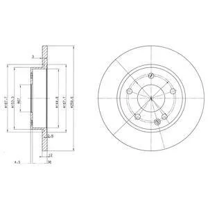Гальмівний диск Drive+ DP1010110152