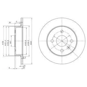 Гальмівний диск Drive+ DP1010.11.0153
