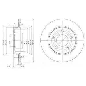 Гальмівний диск Drive+ DP1010.11.0172