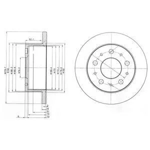 Гальмівний диск Drive+ DP1010.11.0196