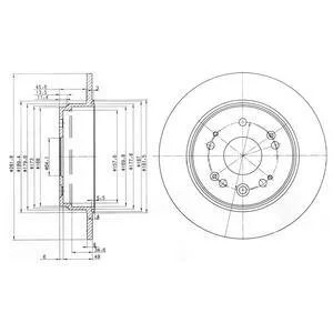 Гальмівний диск Drive+ DP1010.11.0208