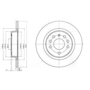 Гальмівний диск Drive+ DP1010.11.0225