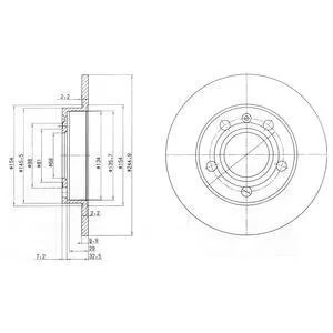 Гальмівний диск Drive+ DP1010110226