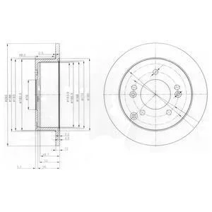 Гальмівний диск Drive+ DP1010.11.0254