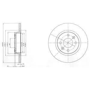 Гальмівний диск Drive+ DP1010.11.0261
