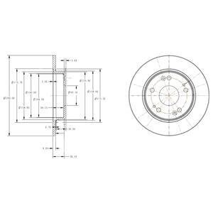 Гальмівний диск Drive+ DP1010.11.0273