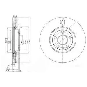 Гальмівний диск Drive+ DP1010.11.0322