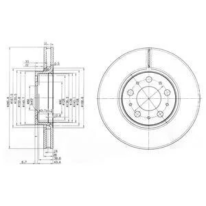 Гальмівний диск Drive+ DP1010.11.0334