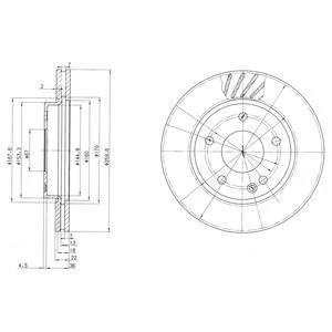 Гальмівний диск Drive+ DP1010.11.0376