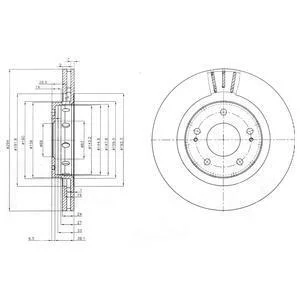 Гальмівний диск Drive+ DP1010.11.0425