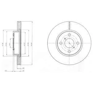 Гальмівний диск Drive+ DP1010.11.0509