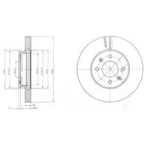 Гальмівний диск Drive+ DP1010.11.0519