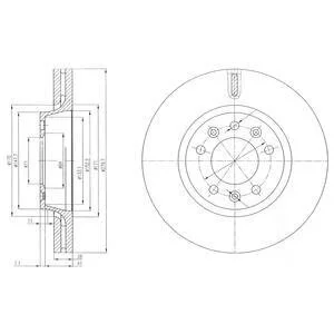 Гальмівний диск Drive+ DP1010.11.0552