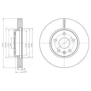 Гальмівний диск Drive+ DP1010.11.0624