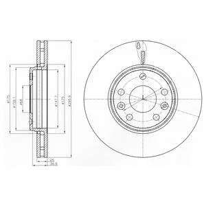 Гальмівний диск Drive+ DP1010.11.0629