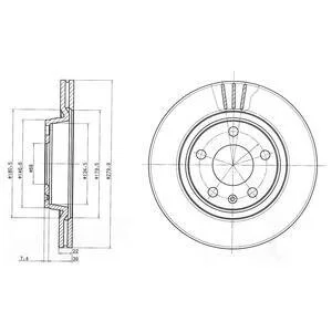 Гальмівний диск Drive+ DP1010.11.0708