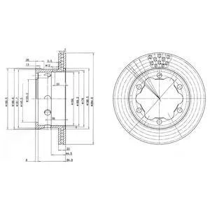 Гальмівний диск Drive+ DP1010.11.0766