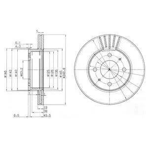 Гальмівний диск Drive+ DP1010.11.0817