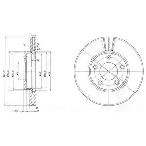 Гальмівний диск Drive+ DP1010.11.0823