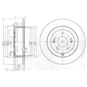 Гальмівний диск Drive+ DP1010.11.0919