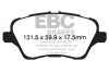 Комплект гальмівних накладок, дискове гальмо EBC DP22149 (фото 1)