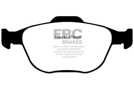 Гальмівні колодки, тюнінг EBC DP41641R