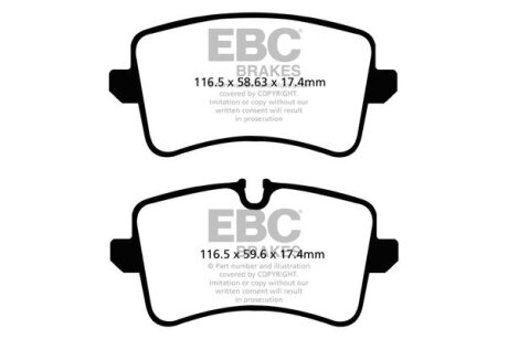 Гальмівні колодки, тюнінг EBC DP42082R