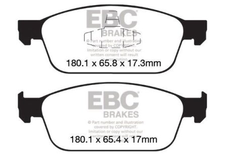 Гальмівні колодки тюнінгові EBC DP42145R