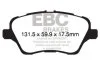 Комплект гальмівних колодок, дискове гальмо EBC DP42149R (фото 1)
