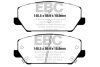 Комплект гальмівних накладок, дискове гальмо EBC DP42343R (фото 1)