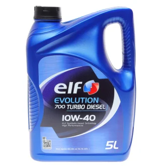 Моторна олива EVOLUTION 700 TURBO DIESEL 10W40, 5л. ELF 201553